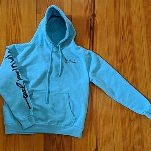 Maui and sons light blue hoodie